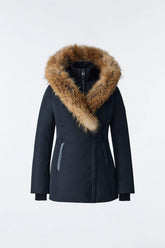 MACKAGE Adali-F Down Coat With Natural Fur Signature Mackage Collar at Gravity NYC